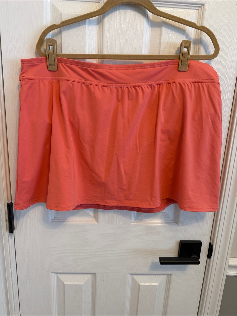 Lands End Coral Women's Plus Size Tummy Control Swim Skirt Sz 20 W - Picture 2 of 5
